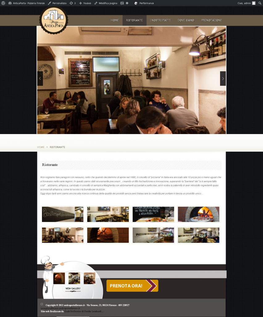 Ristorante Pizzeria Antica Porta a Firenze
